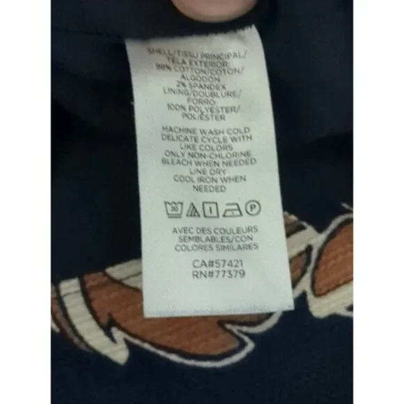 Ann Taylor Factory Womens Floral Long Sleeve Top Skirt Set Size L - Picture 7 of 13